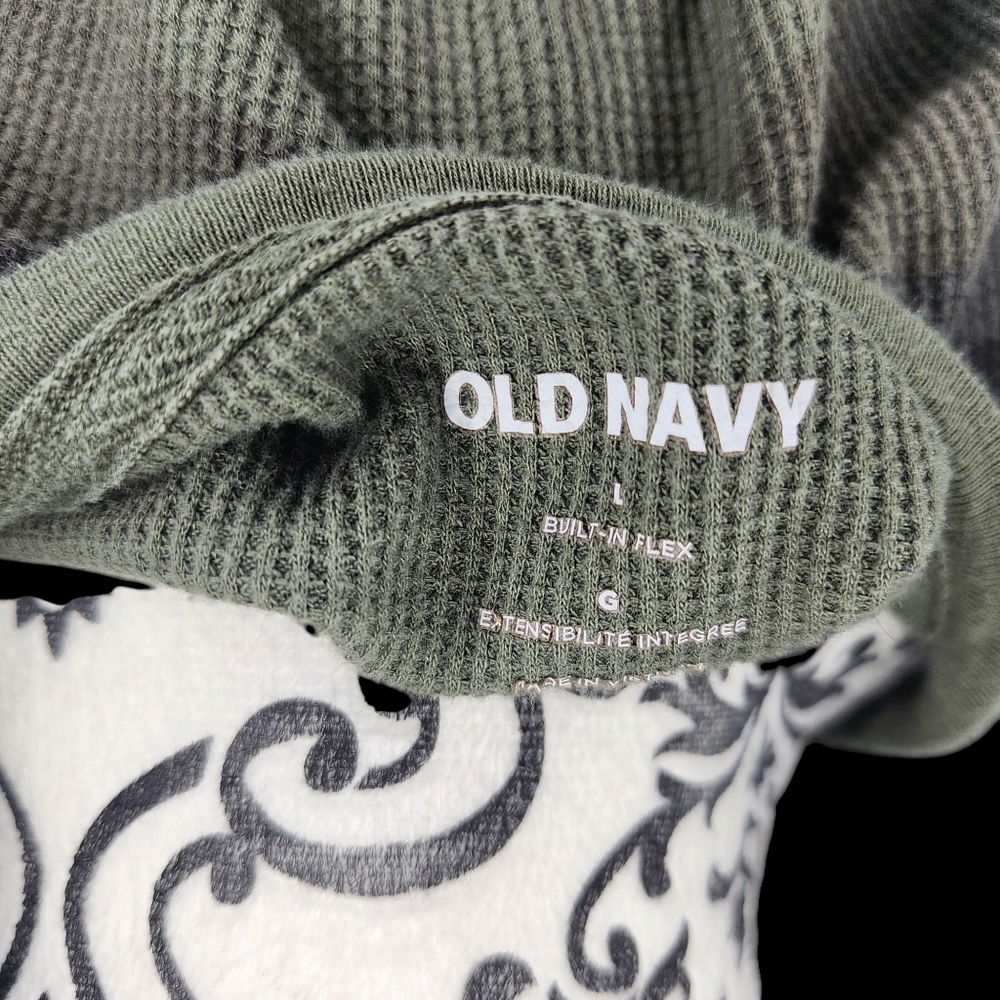 OLD NAVY Waffle Camouflage Shirt - Large - Picture 4 of 4